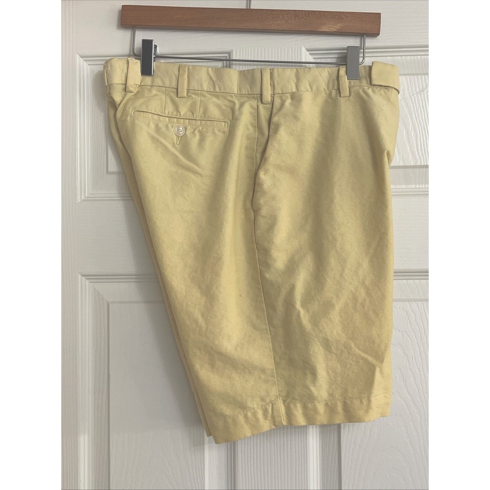 Polo Ralph Lauren Shorts 33 Butter Yellow Classic‎ Fit Chino Casual Preppy Dad